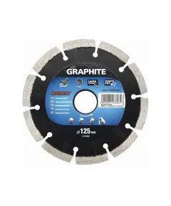 Gyémántvágó Graphite 57h606 125mm szegm lézer