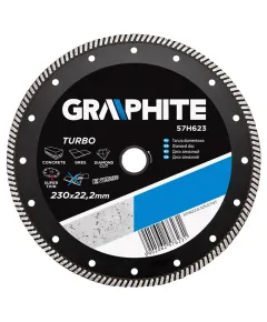 Gyémántvágó Graphite 57h623 230mm turbo vékony