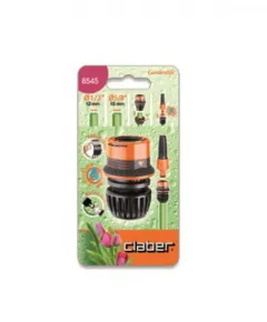 Gyorscsatlakozó Claber 8545 1/2" stop ergogrip, blister