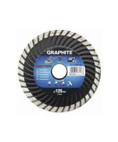 Gyémántvágó Graphite 57h634 125mm turbo hűtőb.