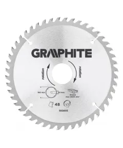 Körfűrészlap Graphite 55h603 160x30 z 48 keményfém