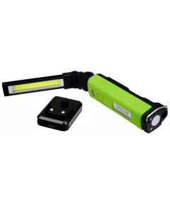 Kézi lámpa led akkumulátoros ip44 3 h, 2000 mah, 600/200lm tracon
