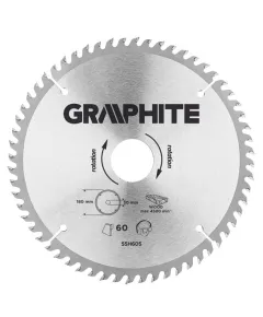 Körfűrészlap Graphite 55h605 180x30 z 60 keményfém