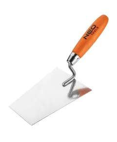 Kőműves kanál Neo 50-142, szögl. berni, 160 mm, fa markolat