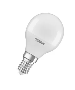Led kisgömb 4,9w e14 470lm 2700k meleg fehér fényforrás ra80 230v osram
