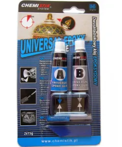 Ragasztó epoxy universal 2x15 gr kétkomponensű
