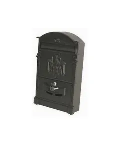 Postaláda öntött címeres fekete