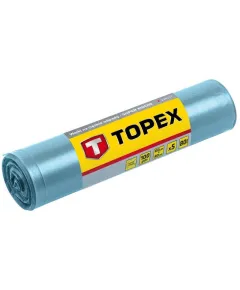 Szemeteszsák Topex 23b257 80l kék szuper erős / 5 db