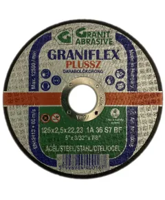 Vágókorong fém 125x2.5x22.2 grani./25 db