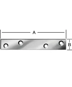 Vormann összekötő lemez 120x18 mm 183120z/ 100 db
