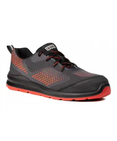 MILERITE S1P SZÜRKE/PIROS SPORT VÉDŐFÉLCIPŐ-41, Méret: 41
