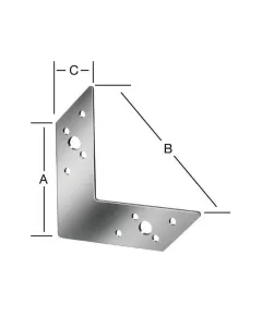 Vormann szeglemez 71004 140x140x32 mm/ 25 db