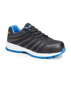 GALAXITE S1P SRC ESD FEKETE/KÉK SPORT VÉDŐCIPŐ 48, Méret: 48