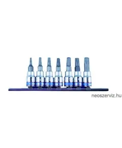 2107PR TORX BITFEJKÉSZLET SINEN 7 RÉSZ,1/4"FURATOS
