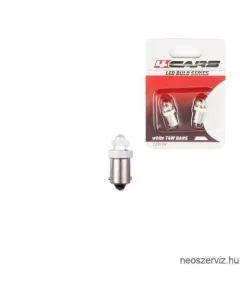 92667 12V,4W BA9s 1LED FEHÉR NAGYITÓS 2DB-OS 92667 - IZZÓ