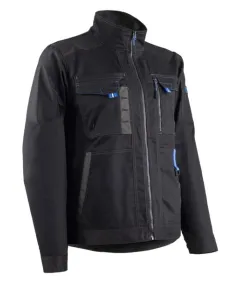 TELICA FEKETE/KÉK MUNKAKABÁT 3XL, Méret: 3XL