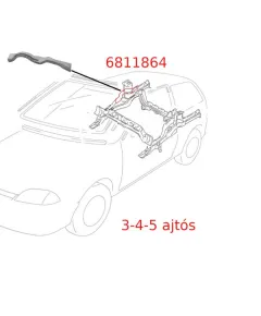 6 LENGÉSCSILLAPÍTÓ TORONY GERENDA MEREVÍTŐ PÁNT JOBB 6811864 SUZUKI