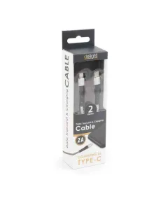 ADATKÁBEL iPhone Ligtining - Type-C szürke 2m 55434-2 FELSZERELÉS