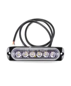 Stroboszkóp 12LED-es, sárga, - E jel - 12-24V W13891-1 (18042) AUTOLIFE