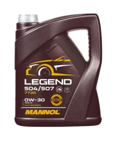 MANNOL LEGEND 504/507 0W30 5L 7730 ACEA C3 MB 229.52 LL-04 504 507 TL 52545