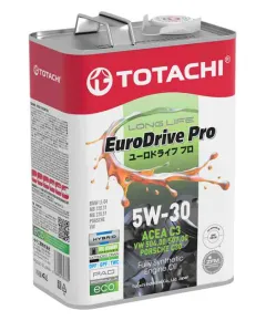 Totachi Eurodrive Pro Long Life 5w30 4L API SN ACEA C3 MB229.51 VW 507.00 LL04 Porsche C30