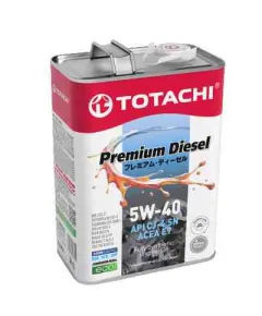 Totachi Premium Diesel 5w40 4L AP SN CJ-4 ACEA E9 VDS-4