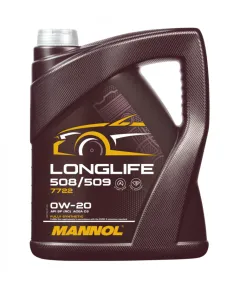 MANNOL OEM LONGLIFE VW508/509 0W20 5L 7722 API SP (RC) ACEA C5 TL 52 577 PORSCHE C20