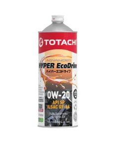 Totachi Hyper Ecodrive 0W20 1L API SP ILSAC GF-6A hybrid WSS-M2C947 9.55535-CR1