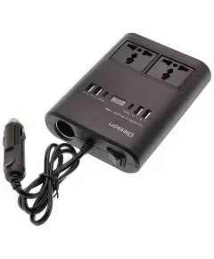 Inverter 150W, 12/24V - AC 220V-ra, 2 hálózati, 4 USB, 2 Type-C csatlakozóval 13276 AUTOLIFE
