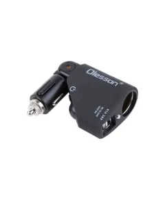 Szivargyújtó elosztó, aljzattal - állítható kettes USB 12/24V 13252 AUTOLIFE