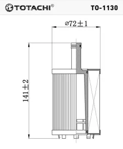 TO-1130 TOTACHI OLAJSZŰRŐ SH4771P HU719/7X OX188D