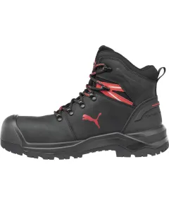 Puma Iron HD Blk Mid S3S FO LG SR munkavédelmi bakancs - fekete - 48, Szín: fekete, Méret: 48