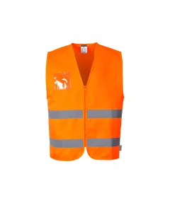 C497 - Hi-Vis kevertszálas mellény - narancs - XL