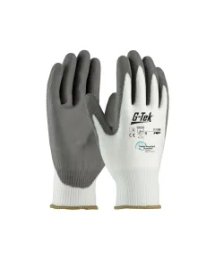 G-TEK 3RX kötött, nitrilmártott munkavédelmi kesztyű - szürke/fehér - 11/XXL, Szín: szürke/fehér, Méret: 11/XXL