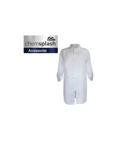 Chemsplash zippzáras köpeny kötött mandzsettával PB/6B - fehér - XL, Szín: fehér, Méret: XL