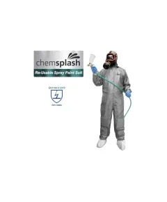 Chemsplash RPS újrahasználható festőoverál - szürke - XXL, Szín: szürke, Méret: XXL