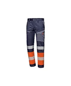 Sir Safety System Hi-Vis Contrast derekas nadrág - kék/narancs - 52, Szín: kék/narancs, Méret: 52