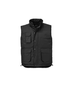 S415 - Klasszikus mellény - fekete - 4XL, Szín: fekete, Méret: 4XL