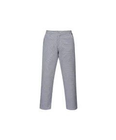 S068 - Harrow séf nadrág - fekete/fehér - XL, Szín: fekete/fehér, Méret: XL