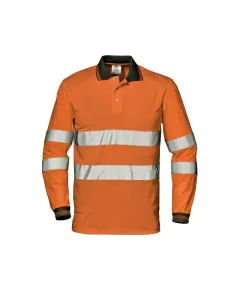 Sir Safety System MAX CONFORT jól láthatósági hosszú ujjú pólóing - narancs - 4XL, Szín: narancs, Méret: 4XL