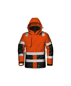 Sir Safety System MATRIX jól láthatósági kabát - narancs/fekete - 3XL, Szín: narancs/fekete, Méret: 3XL