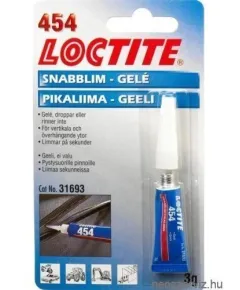 PILLANATRAGASZTÓ LOCTITE 454 GÉL 3g /29688/ 195906