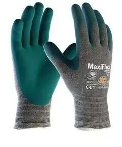 ATG Maxiflex Comfort mártott kesztyű - 34-924 - fekete - 6/XS, Szín: fekete, Méret: 6/XS