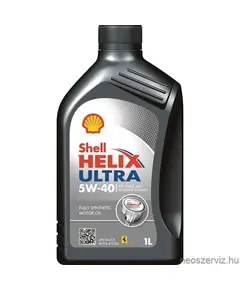 Shell Helix Ultra 5W40 személygépjármű motorolaj 1L