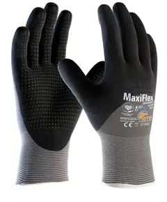 ATG Maxiflex Endurance mártott AD-APT kesztyű - 42-845 - fekete - 10/XL, Szín: fekete, Méret: 10/XL
