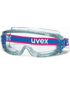 UVEX ULTRAVISION SZEMÜVEG,SZÜRKE GUMIPÁNTOS,VÍZTISZTA LENCSE