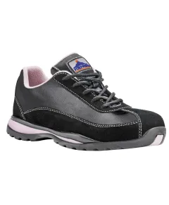FW39 - Steelite női félcipő S1P - fekete/pink - 37, Szín: fekete/pink, Méret: 37