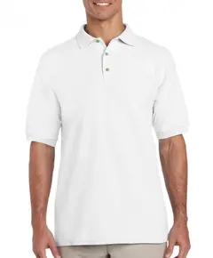 Gildan Ultra Cotton Pique póló - fehér - M, Szín: fehér, Méret: M