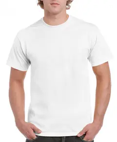 Gildan Ultra Cotton póló - - fehér - M, Szín: fehér, Méret: M