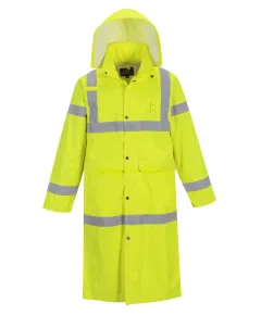 H445 - Hi-Vis esőkabát, 122cm - sárga - 5XL, Szín: sárga, Méret: 5XL